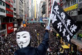 Protesters ask China to Leave Hong Kong