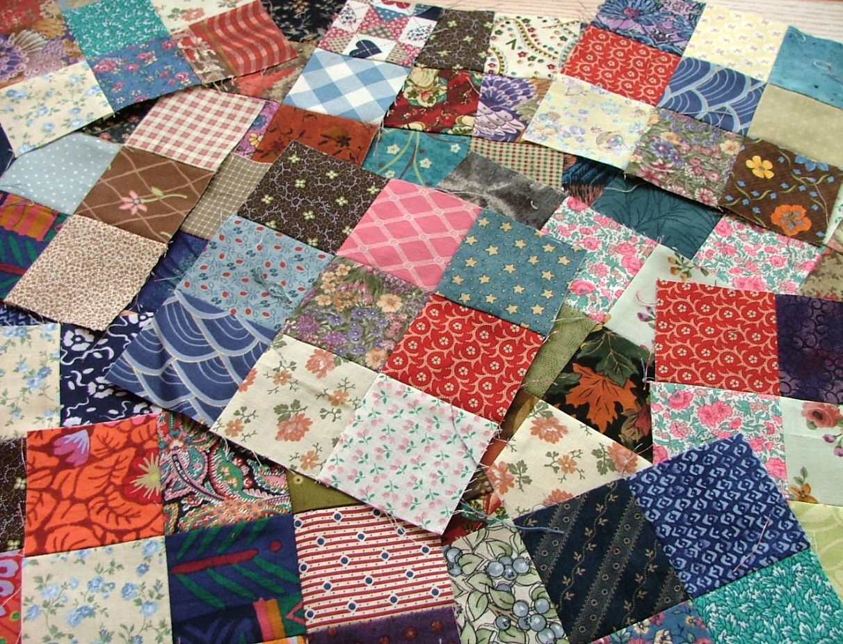 Sandy Quilts Scrappy Nine Patch Day Continued