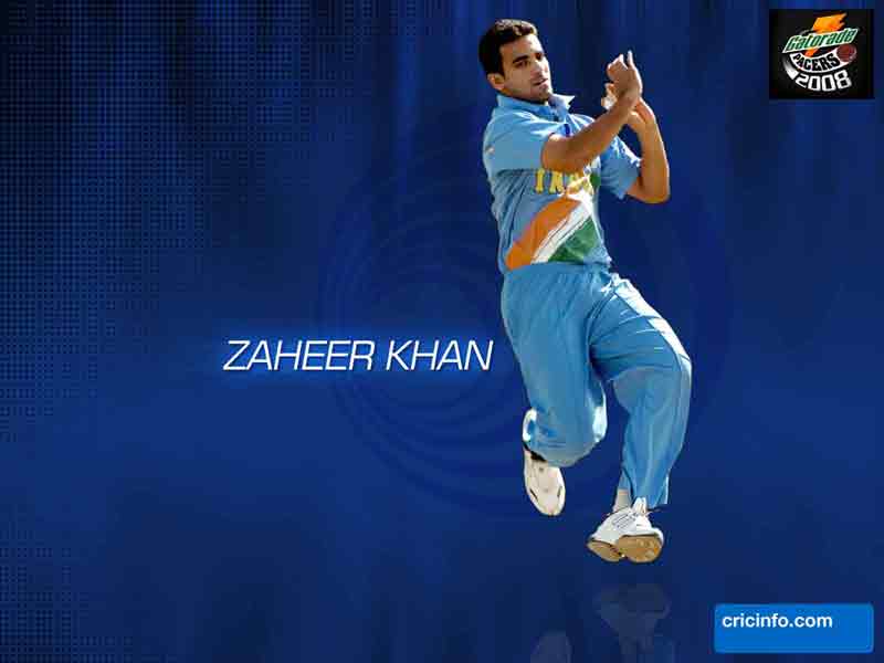The Cricket Games Zaheer Khan Latest Free Wallpapers and HQ Photos