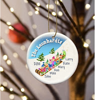 Family of Elves Personalized Christmas Tree Ornament