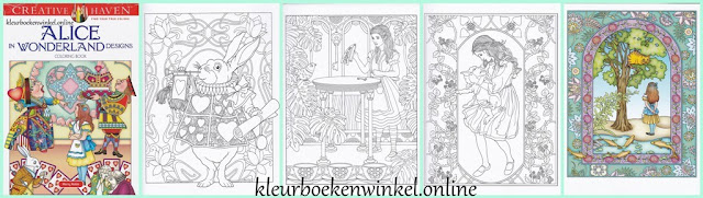 CH 189 kleurboek Alice in wonderland