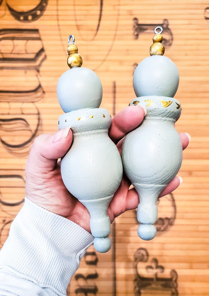 DIY Wood Finial Christmas Ornaments DIY Beautify Creating Beauty at