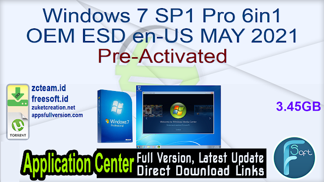 Windows 7 SP1 Pro 6in1 OEM ESD en-US MAY 2021 Pre-Activated_ ZcTeam.id
