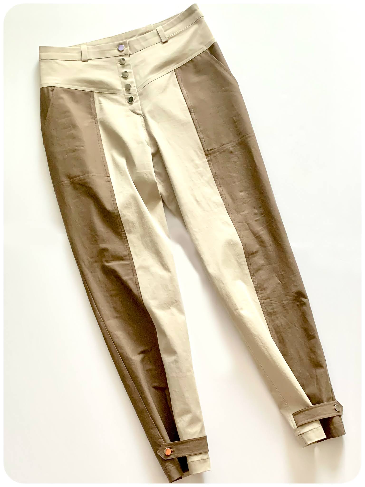 McCall's    Colorblock Tapered Utility Pants   Erica Bunker