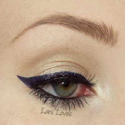 NV Colour Felt Tip Eyeliner Pen - Blue Velvet Swatches & Review