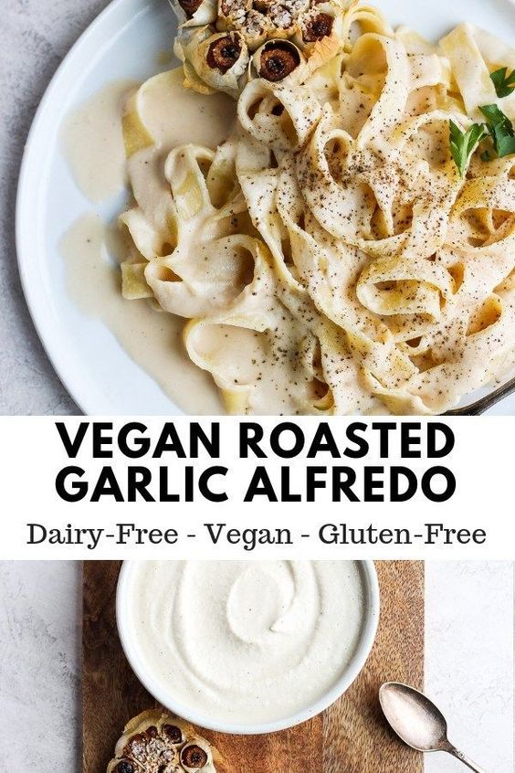 Vegan Roasted Garlic Alfredo Sauce The Country Chic Cottage