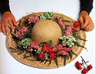Como Decorar con Flores Secas, Sombrero de Verano