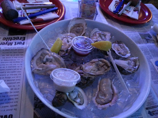 huitres au Smokin’ Oyster Brewery Fort Myers Floride