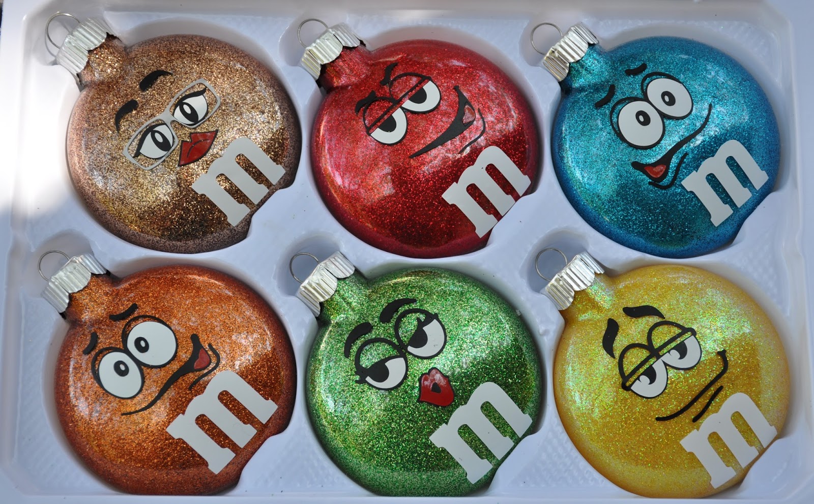 My Little Spot of Sanity M & M Ornaments
