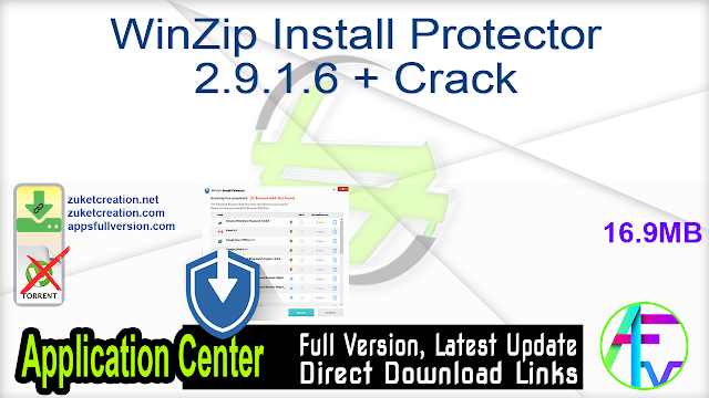 WinZip Install Protector 2.9.1.6 + Crack