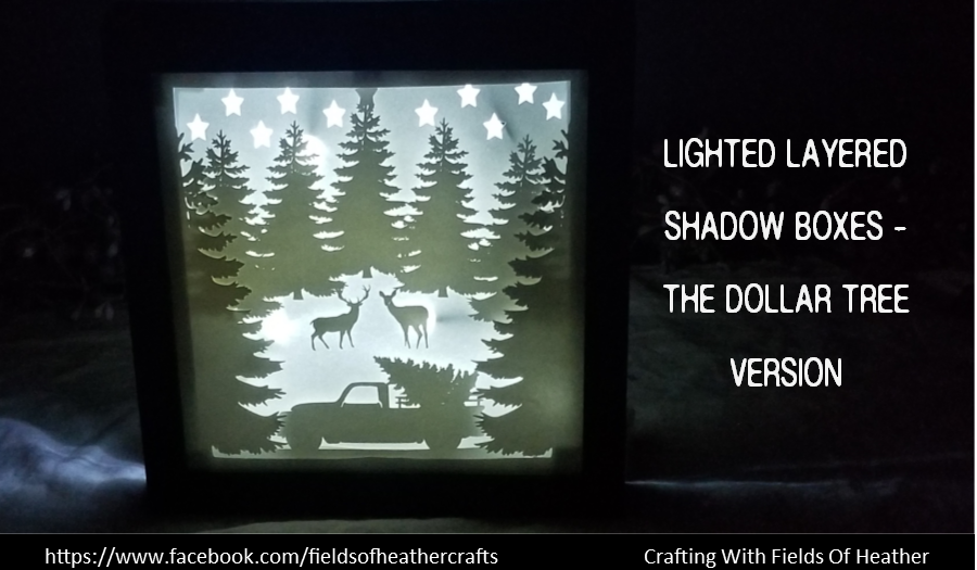 Fields Of Heather Layered Paper Shadow Boxes The Dollar Tree