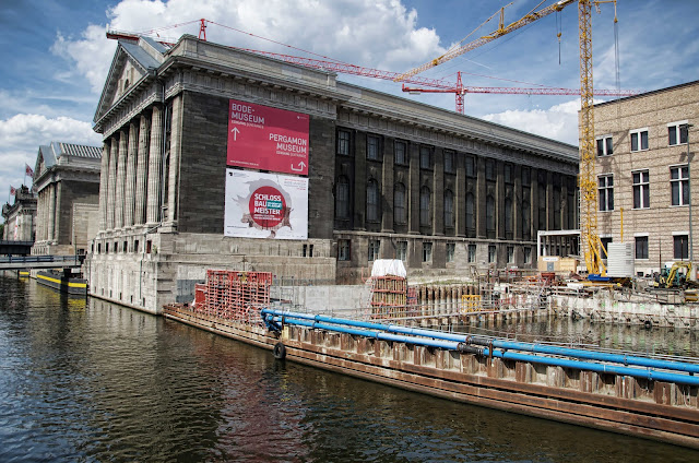 Baustelle Empfangsgebäude für die Museumsinsel, Pergamon Museum, Am Kupfergraben, Bodestraße 1-3, 10178 Berlin, 01.08.2014