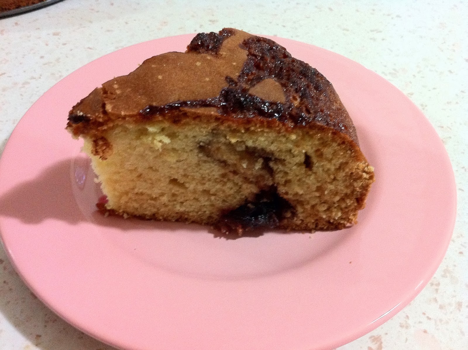 Hem Sağlıklı Hem Pratik Cake with Sour Cherry Jam Vişne Reçelli Kek