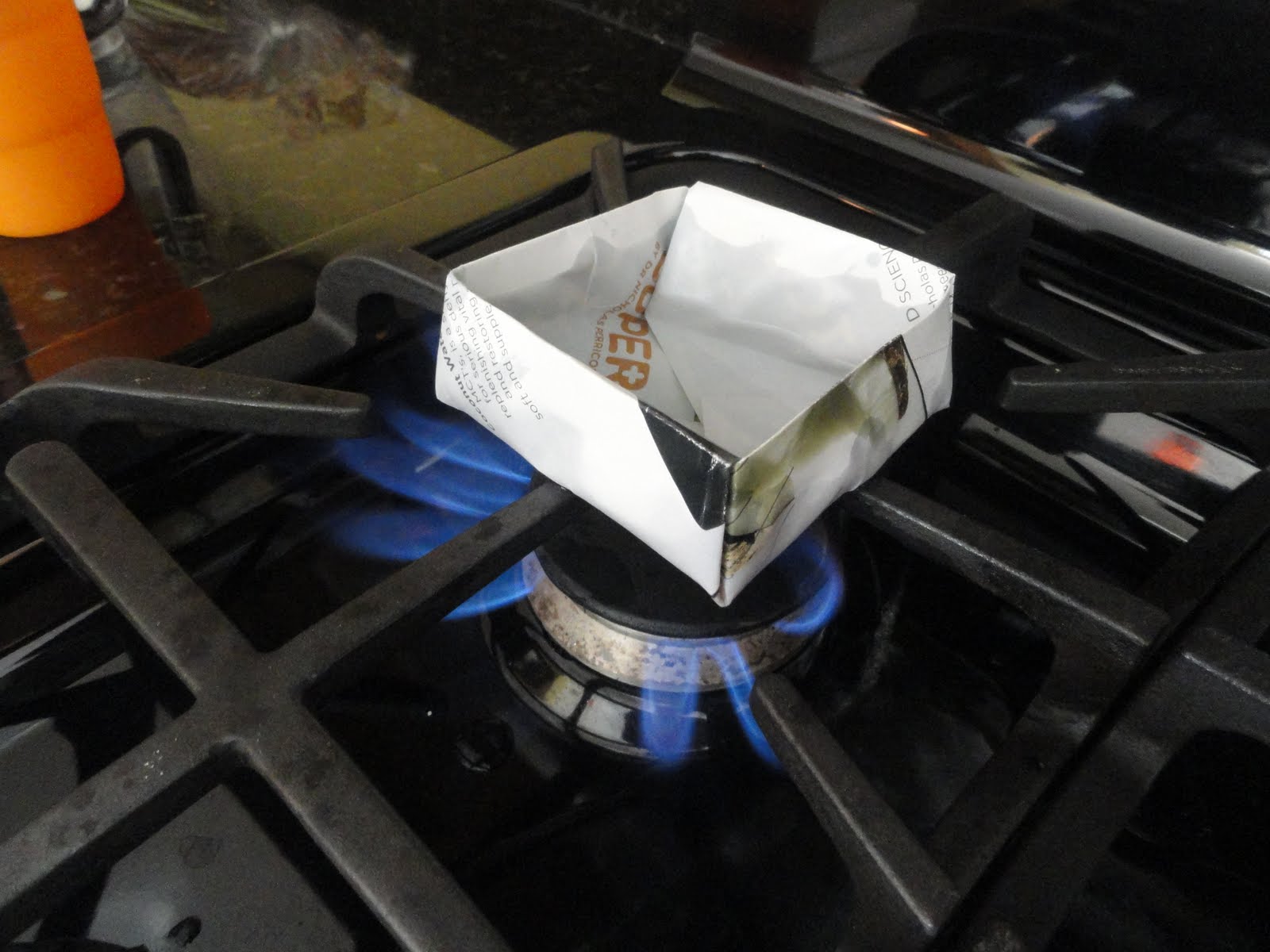 I blog 4 Boys 13 Boil Water in a Paper Cup