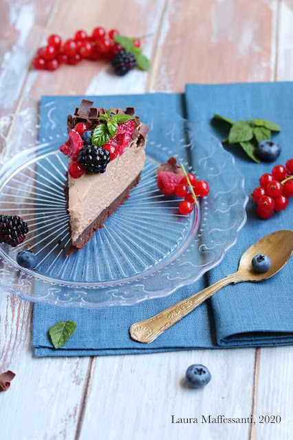 cheesecake veloce al cioccolato