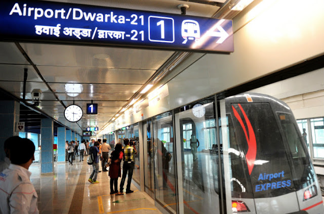 How To Take Metro From Delhi Airport Delhi Metro Airport Express Train Guide - All that you need to know