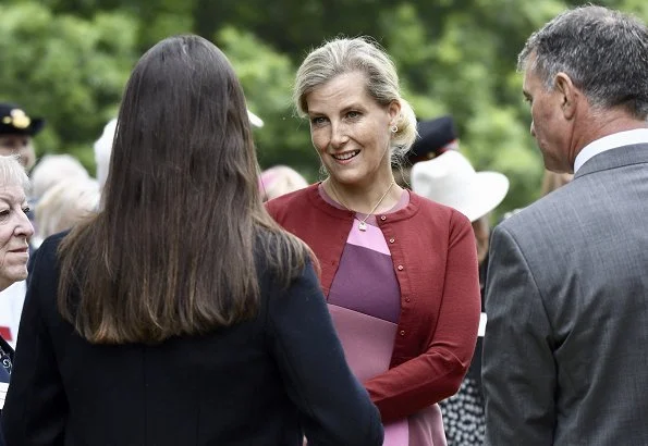 Countess Sophie of Wessex wore ROKSANDA dress. The Countess is Patron of The Nursing Memorial Appeal and Queen Alexandra’s Nursing Corps