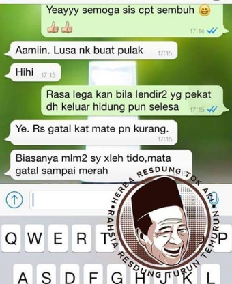 testimoni herba resdung tok aki