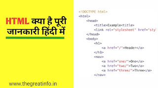 html kya hota hai full form in hindi