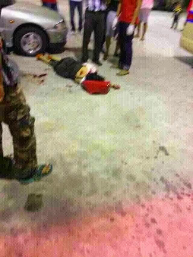 Johor ; Foto Wanita Hamil Maut Di Tandas Stesen Minyak AZMY KELANA JAYA