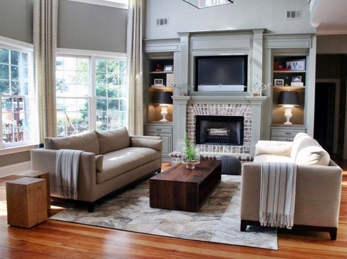 11 Small Living Room With Fireplace and TV - Dream House