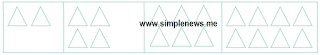 Pada pola gambar segitiga www.simplenews.me
