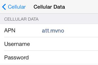 Consumer Cellular APN Settings for iPhone