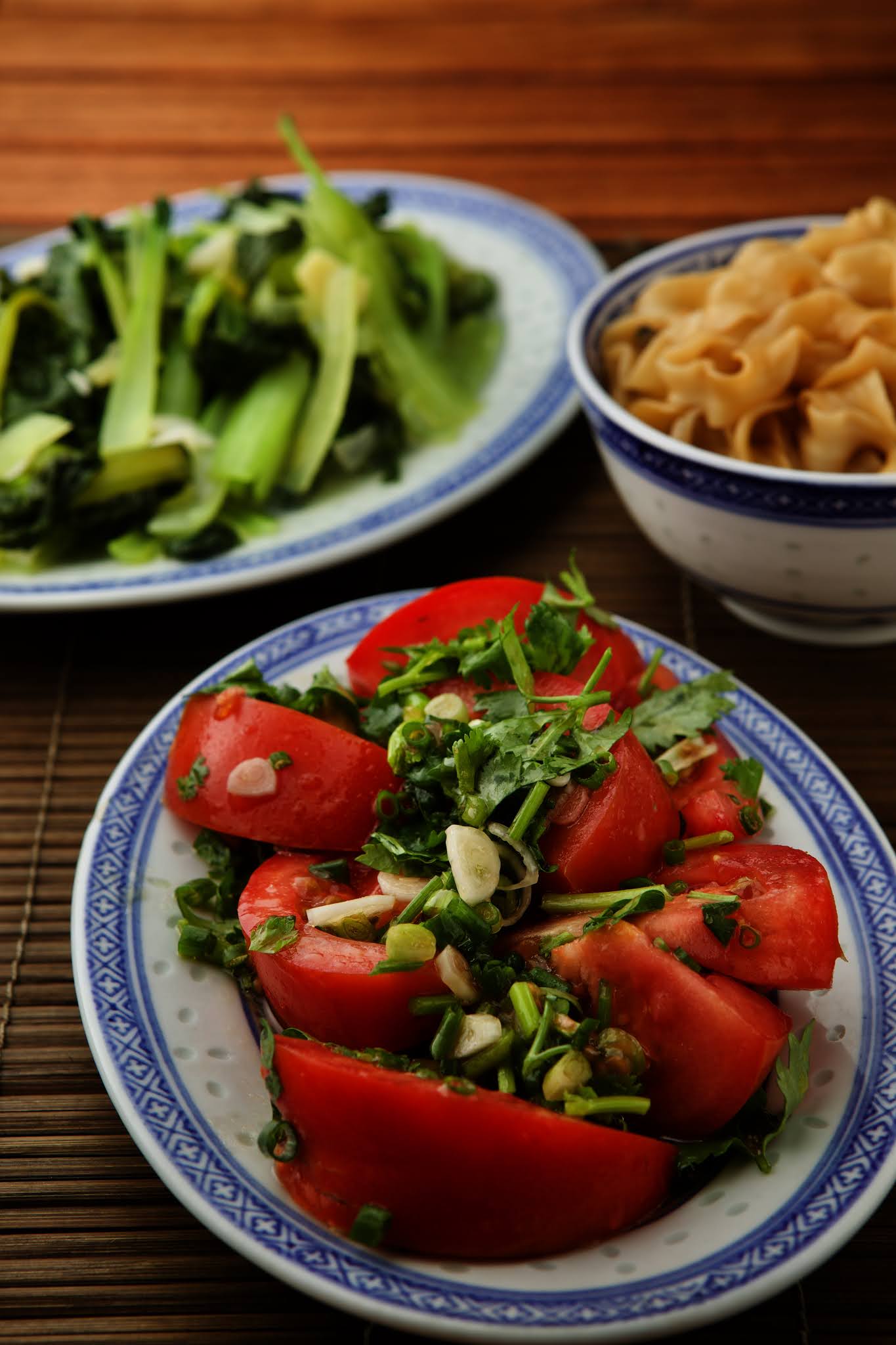 OISHII! Tomato & Coriander Salad