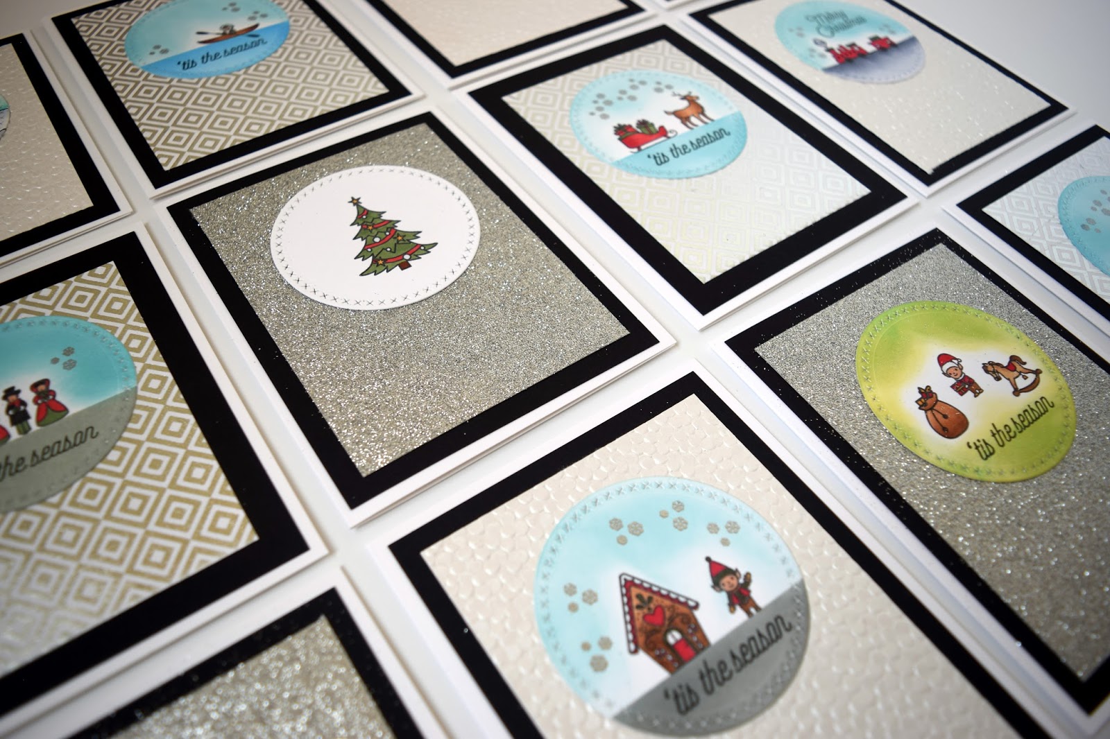 Jess Crafts: 10 Cards 1 Kit | Hero Arts My Monthly Hero October 2017 Kit
