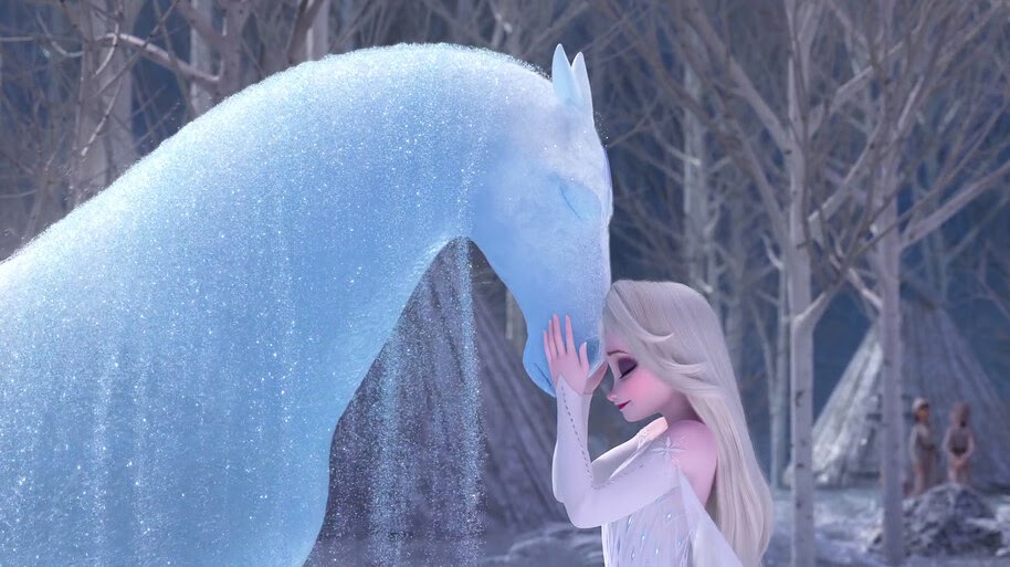 Elsa, Water Horse, Frozen, 2, 4K, 3.1656 Wallpaper