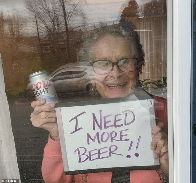93yearold grandma gets 150 beer in cans delivered to her home after