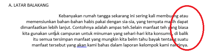 Mengatur Paragraf Rata Kanan, Rata Kiri, Center atau Mengatur Paragraf Rata Kanan, Rata Kiri, Center atau