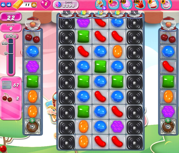 Candy Crush Saga level 2298 Candy Crush Saga level 2298