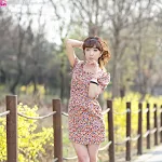 Lovely Minah In Colourful Mini Dress Foto 5