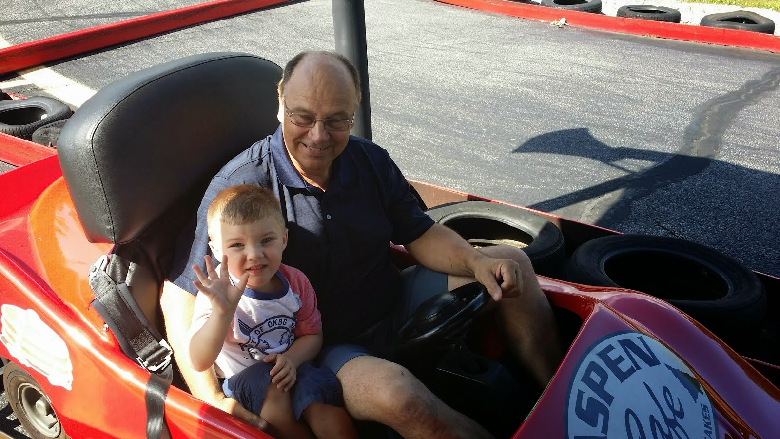 Zach's First Go Cart Ride