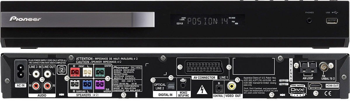 Pioneer xv dv395k схема