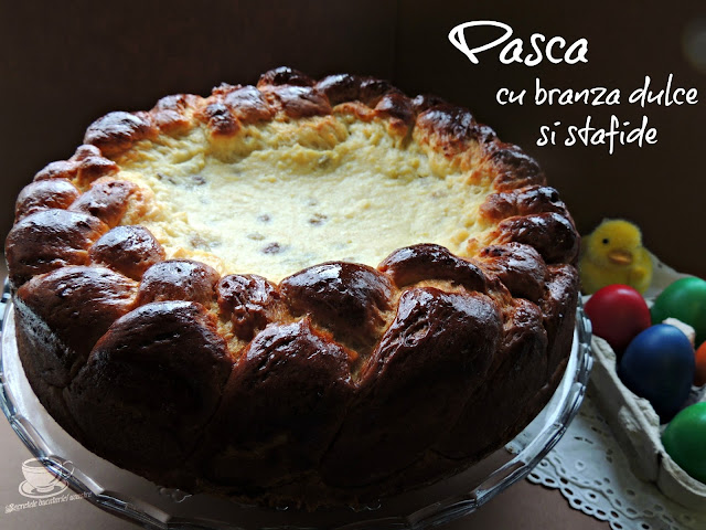 PASCA CU BRANZA DULCE SI STAFIDE