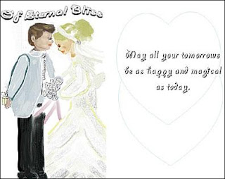 Wedding card greetings