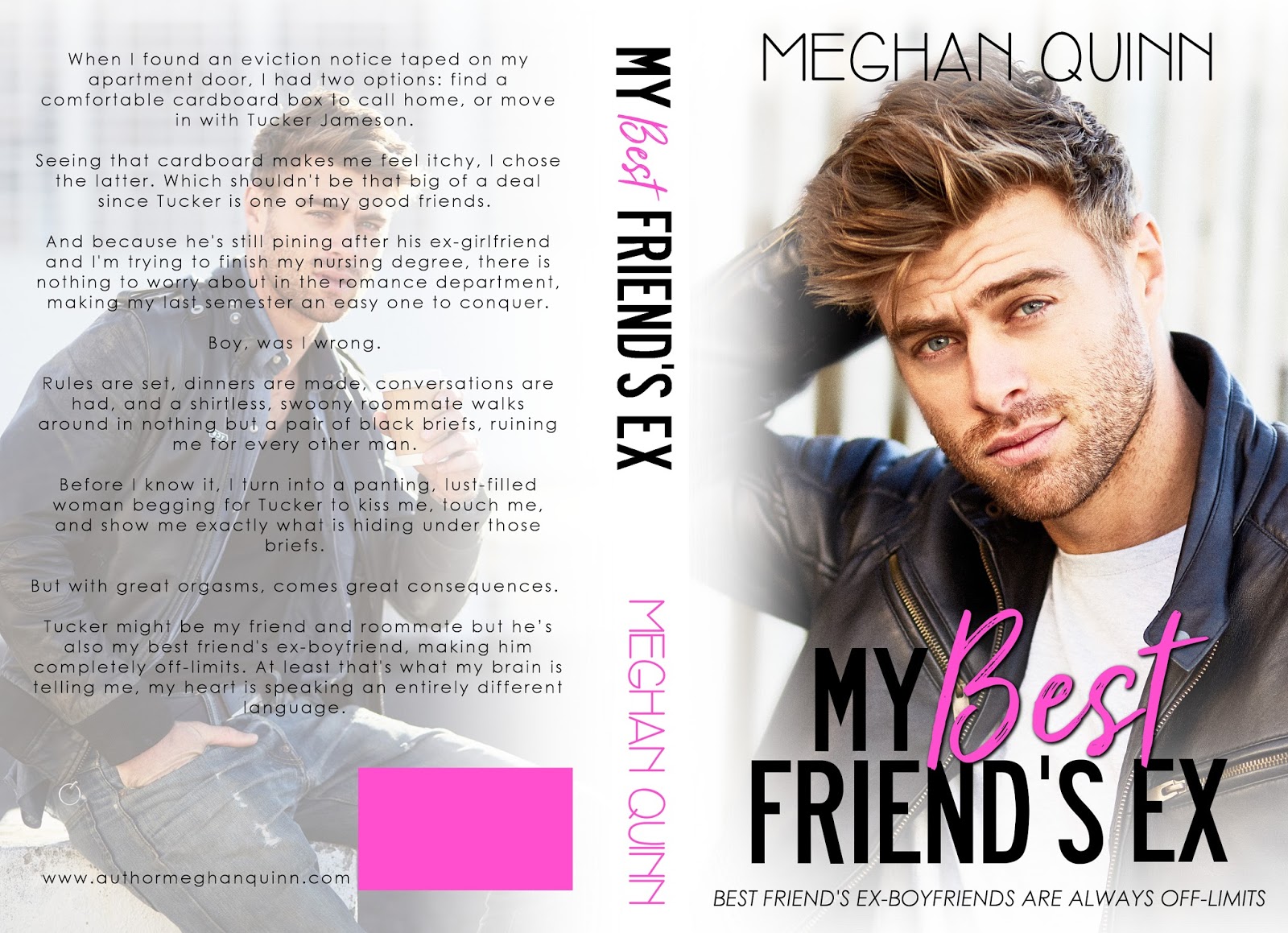 Actin Up with Books Cover Reveal MY BEST FRIENDS EX by Meghan Quinn