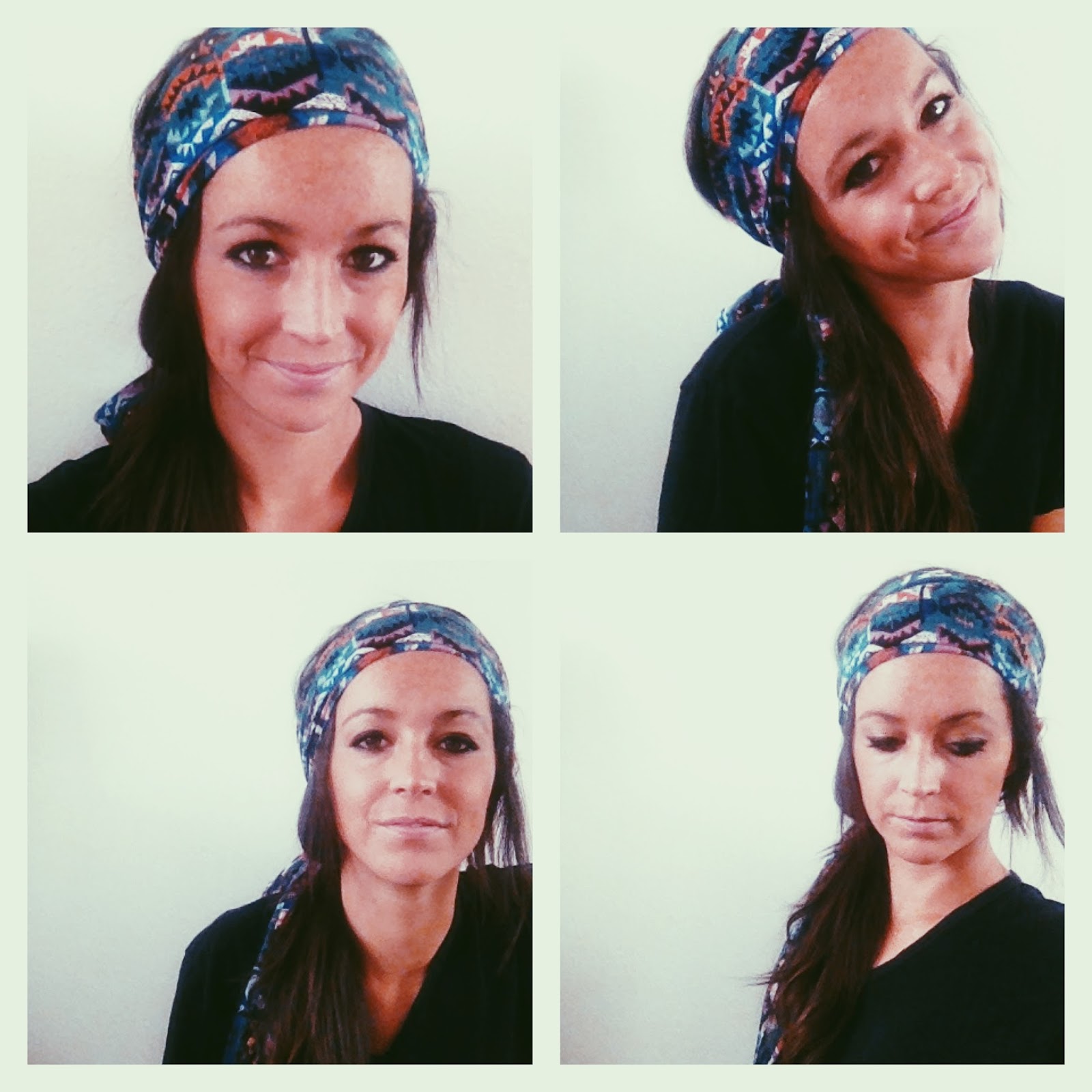 HOW TO WEAR A SCARF AS A HAIR WRAP / TRAVELING TRIPLETS