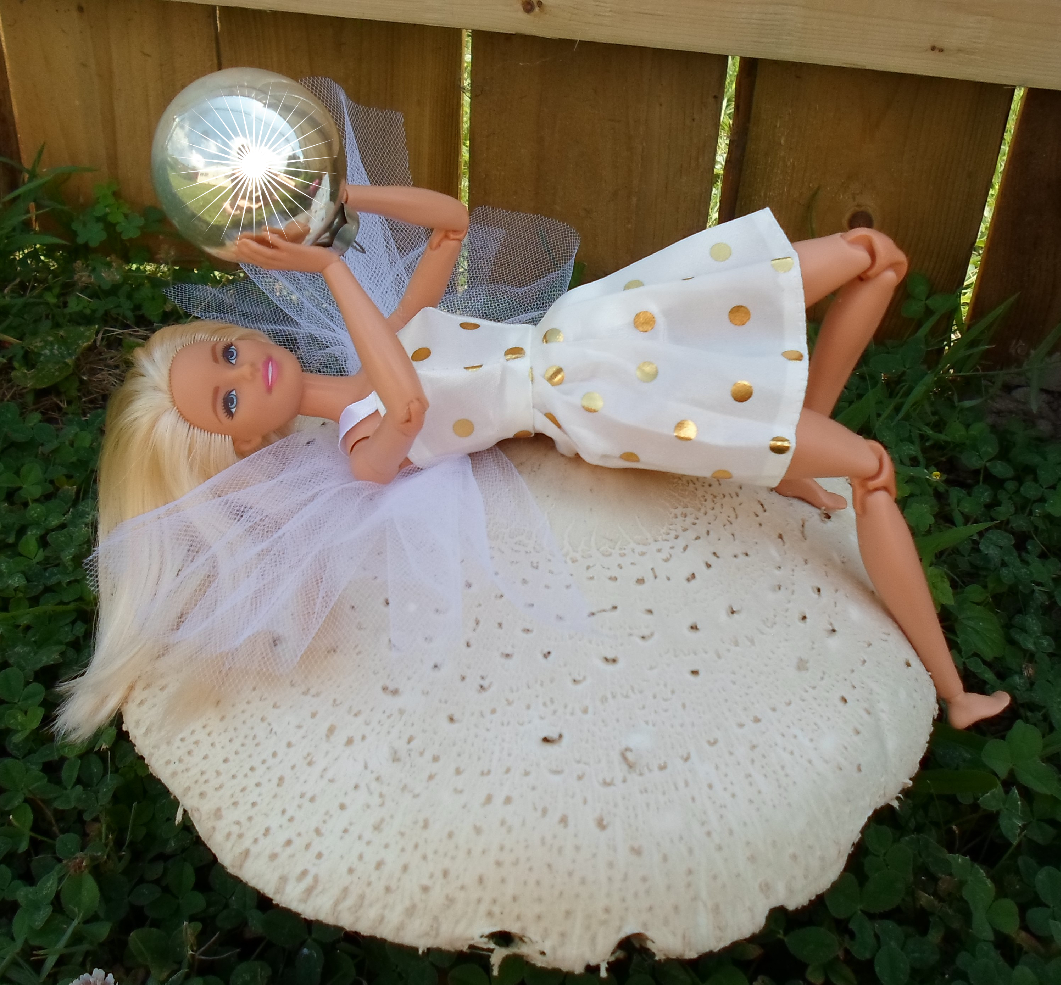 DIY Barbie Blog More Barbie Garden Fairy Pictures with Giant Natural