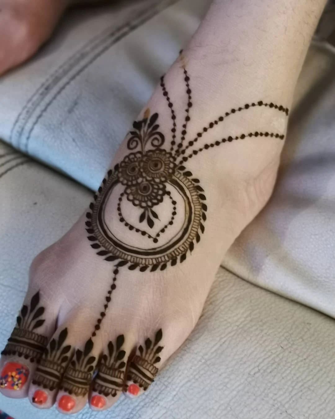 New Mehndi Designs – Beautiful Foot Mehndi Designs # i200