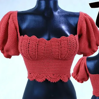 Top Sirena a Crochet