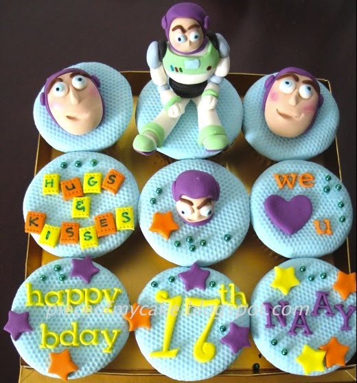 Piece of My Cake Buzz Lightyear Cupcake