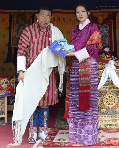 Queen Jetsun Pema of Bhutan attended the first foundation day of the Jigme Dorji Wangchuck National Referral Hospital in Thimphu. Style of Queen Jetsun Pema