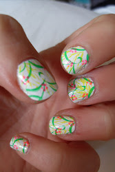 nail tropical nails summer pretty