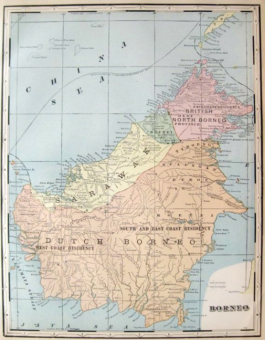 ZARKASYI VAN BULUNGAN Pulau Kalimantan dalam peta seratus tahun yang