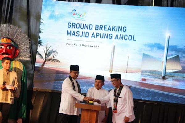 Groundbreaking Masjid Apung Ancol, Anies Berharap Jadi Ikon Baru Jakarta