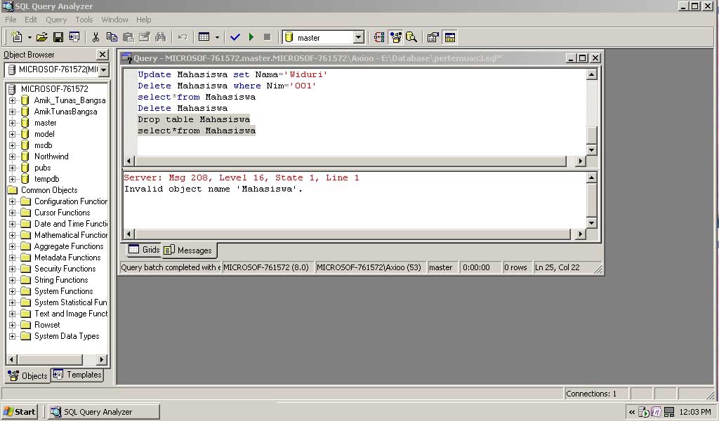 Invalid query. Batch запрос. Персонажи Квери. Метод Раук Квери