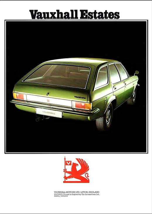 . 1974. Vauxhall Estates. Brochure (English)